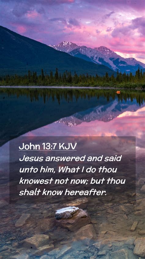 John Kjv Mobile Phone Wallpaper Jesus Answered And Said Unto Him