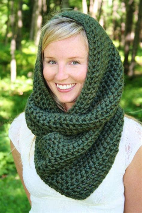 Infinity Scarf Hood Crochet Pattern