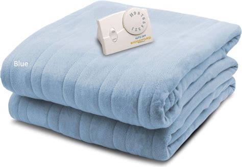 Biddeford Blankets Comfort Knit Electric Heated Blanket with Analog ...