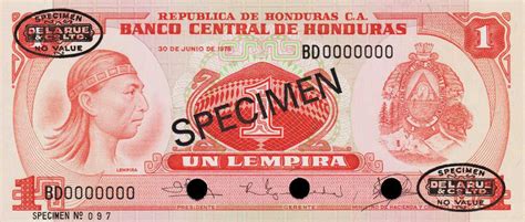 Realbanknotes Honduras P S Lempira From