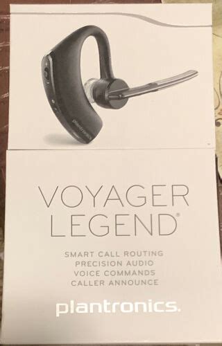 Plantronics Voyager Legend Bluetooth Headset W Voice Command Black