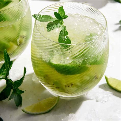 Kiwi Caipiroska Cocktail Recipe Damn Heavenly