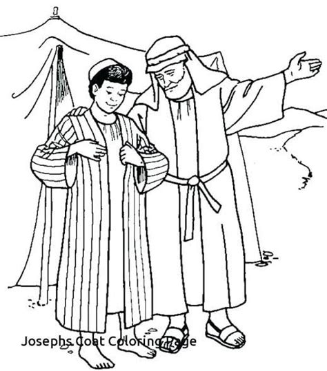 Coloring Page Of Josephs Coat Of Many Colors 140 Svg Images File