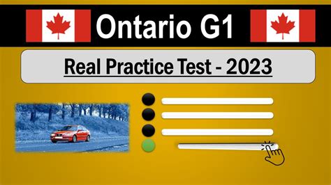 Ontario G1 Practice Test 2023 Ontario YouTube