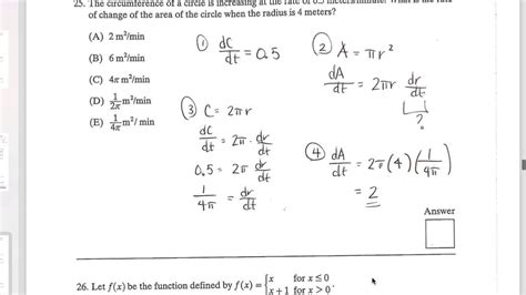 Ap Calculus Ab Unit 2 Practice Test With Answers Extended Eb