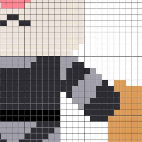 Despicable Me Gru Minecraft Pixel Art