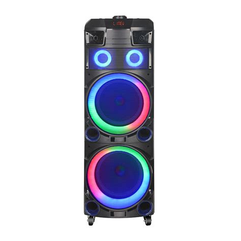 Ndr W Dual Inch High Power Outdoor Speaker With Led Light