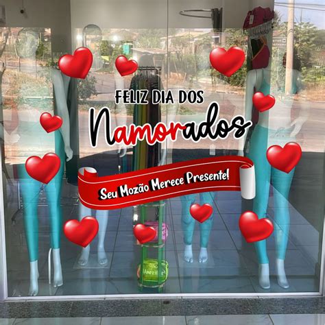 Adesivo Vitrine Dia Dos Namorados N Gigante Elo