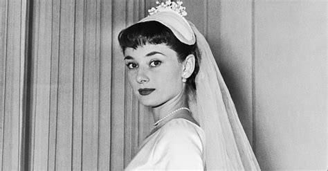 Audrey Hepburns Three Iconic Wedding Dresses