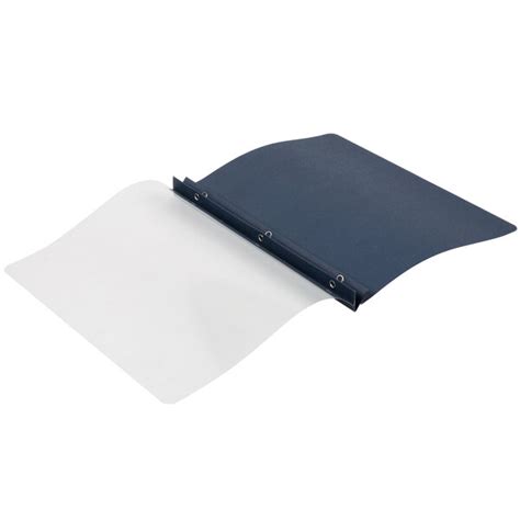 Oxford 55838EE 8 1 2 X 11 Dark Blue Clear Front Report Cover With 3