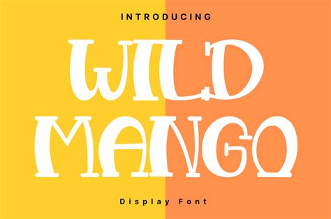 Wild Mango Font By AchiArt Creative Fabrica