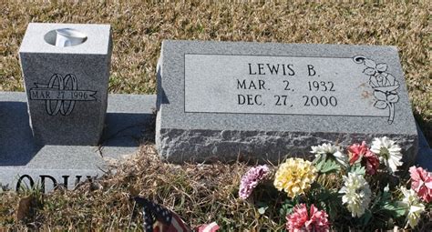 Lewis B Odum 1932 2000 Memorial Find A Grave