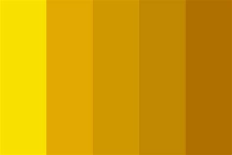 Yellow Grunge Color Palette