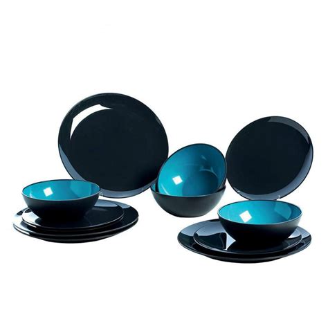 Geschirrset Aus Melamin Geschirr Set Melamine Gimex T Rkis Blau Online