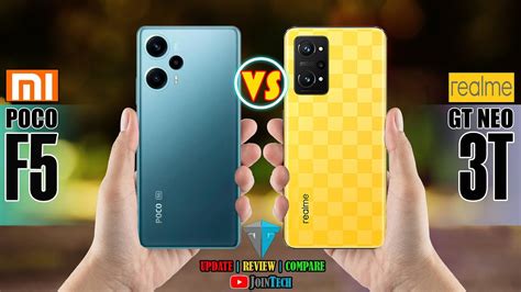 Poco F Vs Realme Gt Neo T Full Specifications Comparison Youtube