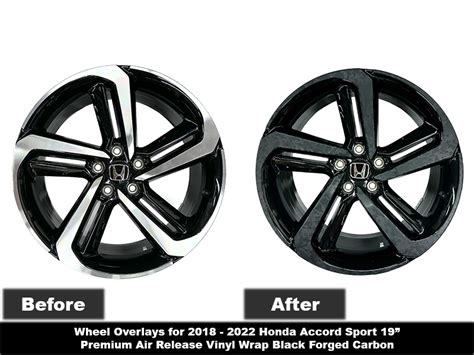 Crux Motorsports Black Forged Carbon Wheel Overlays For 2018 2022