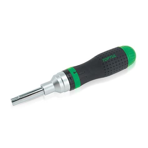 Toptul High Torque Ratchet Screwdriver Handle With Storage