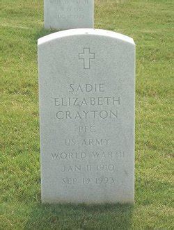 Sadie Elizabeth Crayton 1910 1993 Mémorial Find a Grave