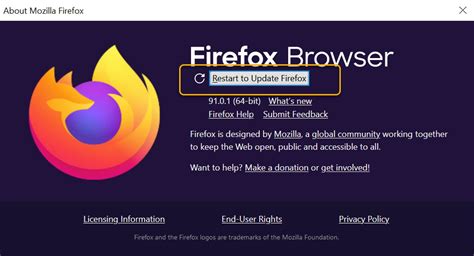 Firefox Bijwerken Naar De Meest Recente Versie Hulp Voor Firefox