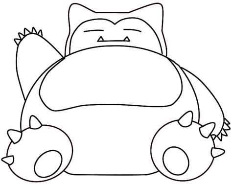 Pokemon Coloring Pages Snorlax At GetColorings Free Printable