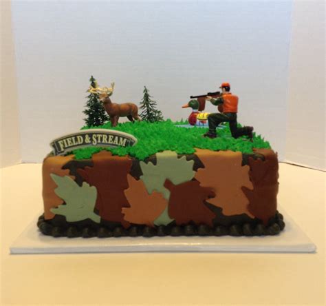 Hunting Theme Birthay Cake