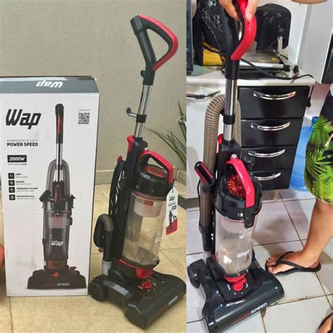 Aspirador De Pó Vertical Potente 2000w - Aspirador De Pó Vertical WAP POWER SPEED 2000W 3L Potente 2 Em 1 Com ...