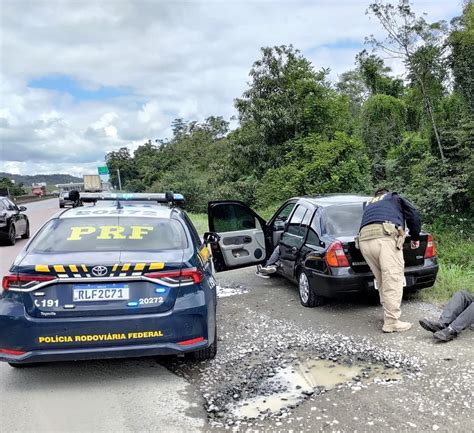 PRF Apreende 189 Quilos De Maconha E Skunk Na BR 101 Em Garuva