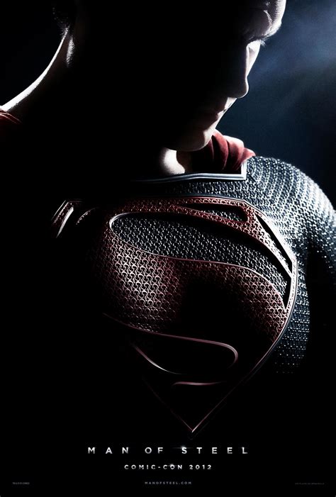 First Teaser Poster For Zack Snyder's 'Man of Steel' Featuring Henry Cavill