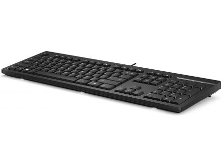 TECLADO ALAMBRICO HP 25 QWERTY ESPA NEGRO USB