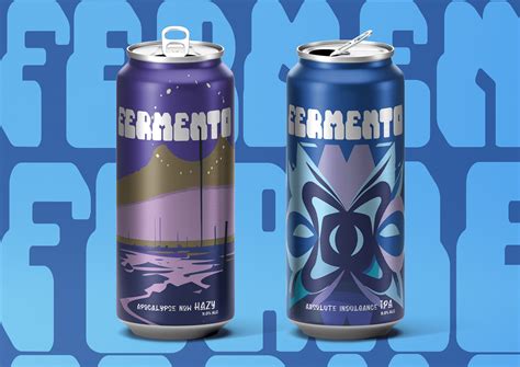 FERMENTO - Craft Beer Logo & Label Design on Behance