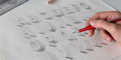 How To Draw D Block Letters Step By Step