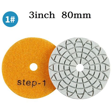 Ana Pc Inch Mm Dry Wet Diamond Steps Polishing Pads Granite