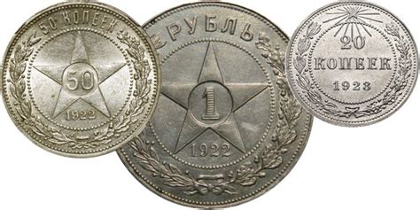 Монеты СССР. История, типы и разновидности монет СССР и т.д.