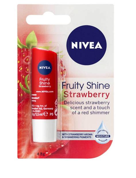 Nivea Strawberry Shine Lip Balm 4 8g Jungle Lk