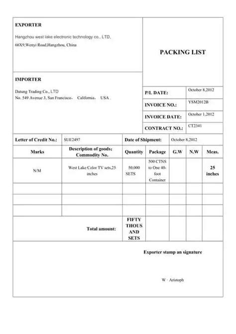 外贸装箱单是什么装箱单包括哪些内容 百运网