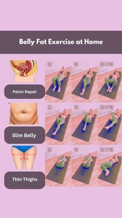 Exercise To Lose Belly Fat At Home🏠 Bellyfat Exercise Workout