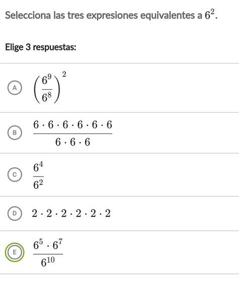 Expresiones Equivalentes A Brainly Lat