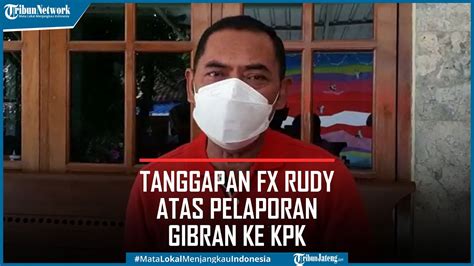 Pesan Mantan Walikota Solo FX Rudy Tanggapi Pelaporan Gibran Dan