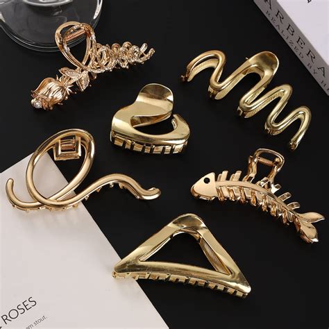 26 Metal Hair Claw Clips Rosiekamran