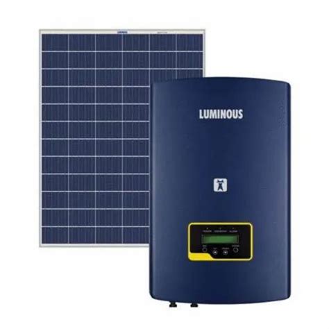 Luminous Pcu 10 Kw Mono System For High Capacity Solar Solutions Mppt Technology At Rs 720000