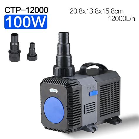 100w 12000l H Sunsun Grech Ctp 12000 Eco Pond Water Pump Circulation