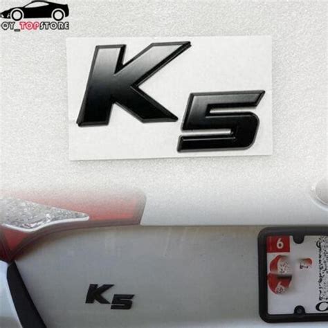 For New Optima Stinger K5 Rear Trunk Lid Emblem Badge Sticker Matte