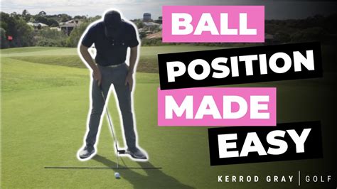 Easy Ball Position For Irons Youtube