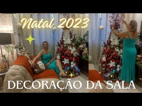 Decorando A Sala Para O Natal Eliane C Ndida Oficial Youtube