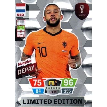 Comprar Cromo Memphis Depay Limited Edition Netherlands Adrenalyn Xl