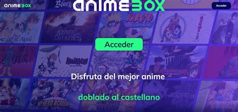 AnimeBox este es el catálogo completo de anime de la plataforma