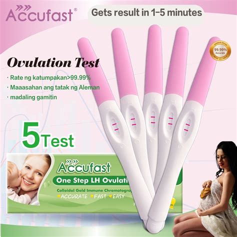 Ogicw 【 30pcs】accufast One Step Lh Ovulation Test Kit Strips 9999