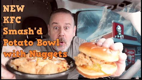 NEW KFC Loaded Smash D Potato Bowl With Famous KFC Chicken Nuggets