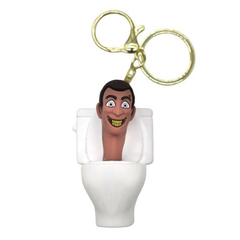 Skibidi Toilet ตุ๊กตา Ordina Skibidi Man พวงกุญแจห้องน้ำ Skibidi พีวีซี