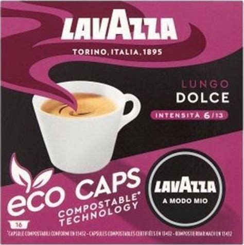 Lavazza A Modo Mio Lungo Dolce Eco Caps 16 Capsules